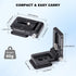 1/4 Inch Camera(K-12) koolehaoda Foldable L-Shaped Quick Release Plate Camera L Bracket Vertical Horizontal Switching