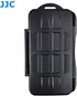 JJC MC-SD12 Water-Resistant Memory Card Holder for 12 SD Cards (Black)
