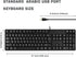MCSaite Wired Arabic/English Computer Keyboard, Full-Size 104-keys, USB Plug-and-Play, Compatible with PC, Laptop