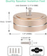 Monosaudio Speaker Isolation Feet 4 Pcs 40x15mm Aluminum Feet with Non-Slip Rubber Rings for Audio Equipment