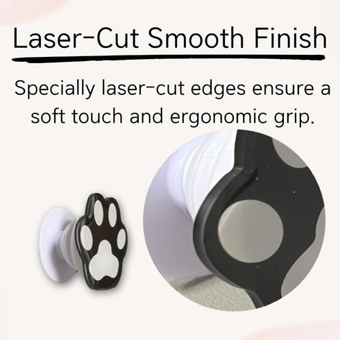 Generic 3D Aesthetic & Cute Phone Grip Collection - Stylish Enamel, Luxury Mirror, and Kawaii Animal Paw Designs