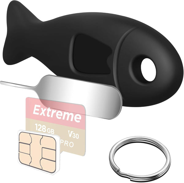 SIM Card Holder with Eject Pins Needle Opener for iPhone, Universal SIM Card Removal Tool for Smartphones
