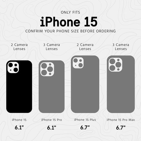 Pelican Shield Series iPhone 15 Case 6.1", 21ft Military Grade Drop Protection, Rugged Magnetic Charging Cover, Black
