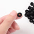 uxcell 50 Pcs Black Soft Silicone Earbud Tips, 10x8mm, 5mm Inner Hole, Compatible with Most In-Ear Headsets.