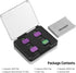 NEEWER Magnetic ND & Black Diffusion 1/4 Effect Filter Kit for DJI OSMO Pocket 3 Creator Combo, 4 Pack Neutral Density