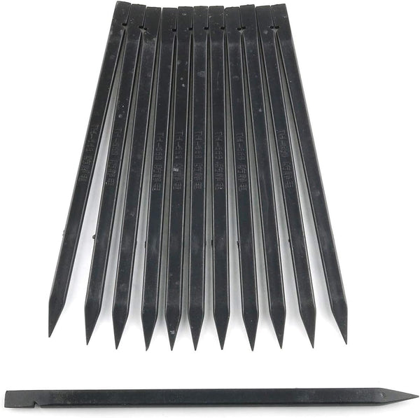 E-outstanding 12PCS Black Non-Mar Spudger Sticks - Repair Pry Opening Tool for Mobile Phone Tablets