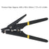 FTVOGUE Nylon Cable Tie Tension Plastic Zip Tie Fastening and Cutting Tool in Black