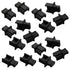 ThtRht 30 Pack RJ45 Gigabit Switch Port Dust Cover Cap Protector with Handle Grip Plastic Plug Socket Stopper