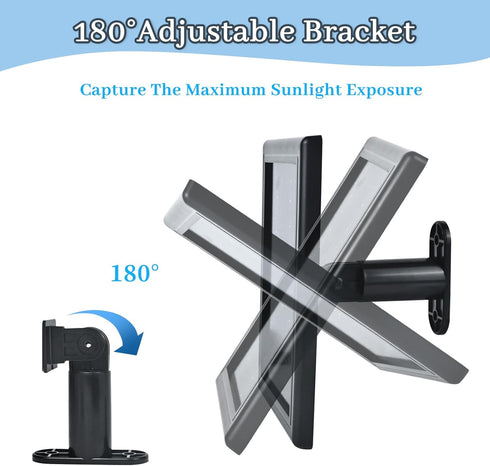 Solar Panel Charger for Ring Cameras, 5V Solar Charger, Compatible with Ring Spotlight Cam, Stick Up Cam, Outdoor