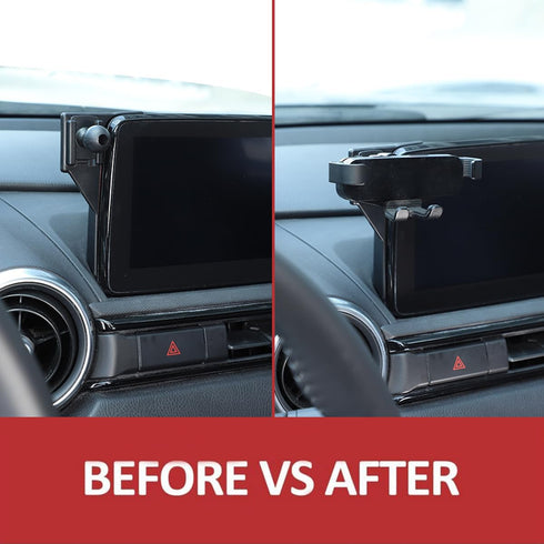 Car Navigation Screen Mobile Phone Holder for Mazda MX-5 ND 2015-2023, Handsfree Car Phone Stand