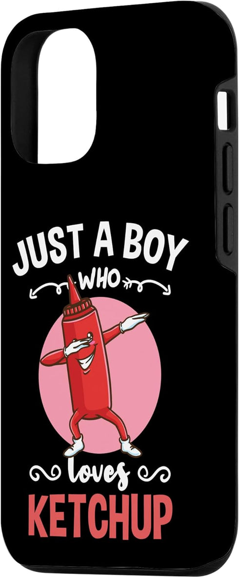 Hiking Lover Design 12/12 Just A Boy Who Loves Ketchup Case for iPhone Pro