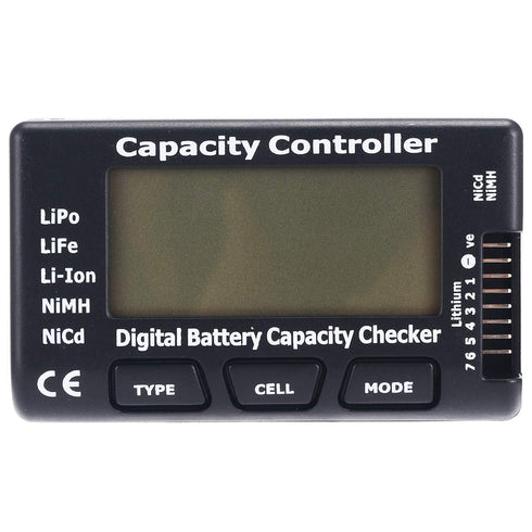 HiLetgo LiPo LiFe Li-Ion NiMH Nicd Cell Meter, Digital Battery Capacity Checker for Power Test