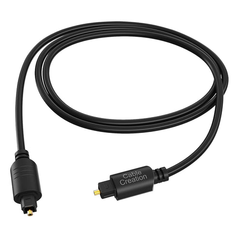 6 PS4, 1.8M CableCreation Digital Optical Audio Cable Feet, Fiber Optical Toslink Cable for Home Theater, Sound Bar