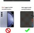 Galaxy Z Fold 5 S Pen Fold Edition for Samsung Galaxy Z Fold5 5G, Slim S Pen with Adaptors (Black)
