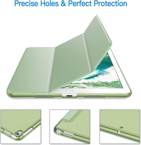 JETech Smart Cover for iPad Pro 10.5-Inch and iPad Air 3 (2019, 3rd Gen), Auto Wake/Sleep Cover (Matcha Green)