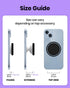 On The Grip OnTheGrip Compatible with Magsafe Magnetic Cute Glass Heart Design Collapsible Mobile Phone Grip Stand