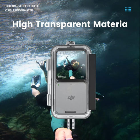 Action 2 Waterproof Case Diving Shell - Environmentally Friendly Housing Cover for Osmo Action 2 Camera