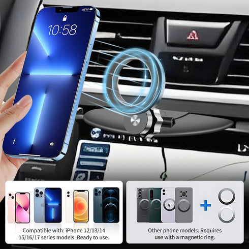 JIEZMO 2002-2018Rogue 2008-2013Sentra 2000-2019Murano 2003-2014,Pathfinder 2013-2021 Car CD Slot Magnetic Phone Mount