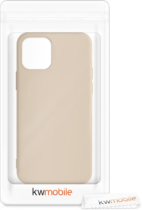 kwmobile Case Compatible with Apple iPhone 12 / iPhone 12 Pro - Slim Protective TPU Silicone Cover