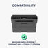 kwmobile Dust Cover for Brother DCP-L2530DW / L2550DN - Printer Case, Light Grey Fabric Protector
