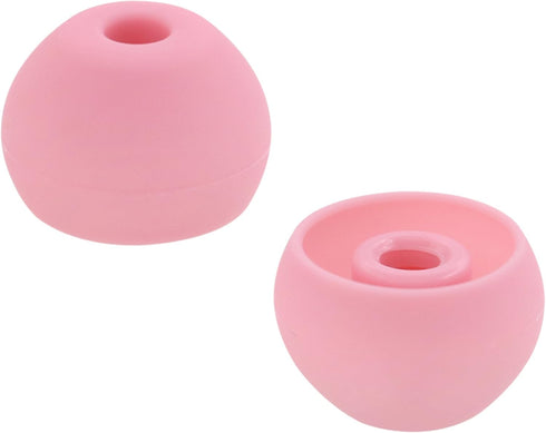 ALXCD Pink Eartips for BeatsX Earbuds, 8 Pairs S/M/L & Double Flange Soft Silicone Tips, Compatible with Beats by Dr.