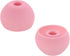 ALXCD Pink Eartips for BeatsX Earbuds, 8 Pairs S/M/L & Double Flange Soft Silicone Tips, Compatible with Beats by Dr.