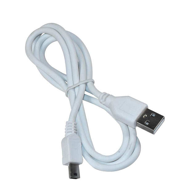 HQRP USB Charging Cable (White) Compatible with Tascam TC-1S / TC1S Chromatic