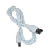 HQRP USB Charging Cable (White) Compatible with Tascam TC-1S / TC1S Chromatic