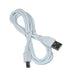 HQRP USB Charging Cable (White) Compatible with Tascam TC-1S / TC1S Chromatic