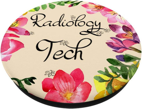 Radiology Technician Xray Rad Tech Love RT Graduation Gift PopSockets Swappable PopGrip