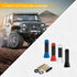 RGOAANC 1.37 inch 1.37 inches) Car Short Antenna, Antenna for Truck, Carbon Fiber A ntenna Kit with Screws, Universal