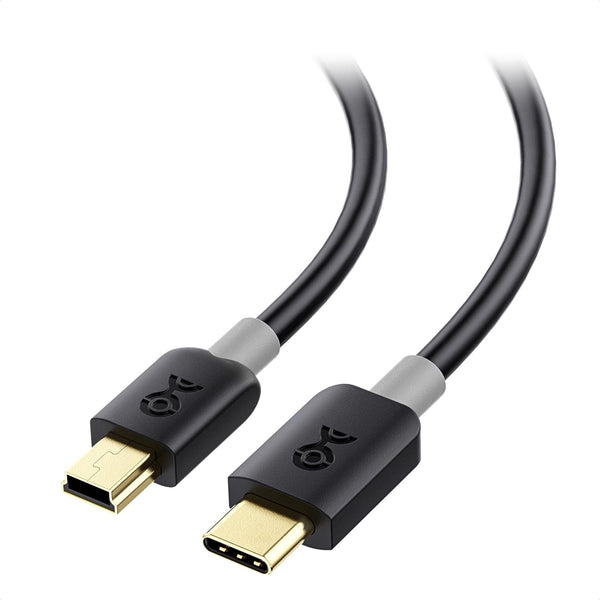 Cable Matters 3.3 ft USB C to Mini USB Cable for Game Controllers, Cameras, GPS, Dash Cams - Black