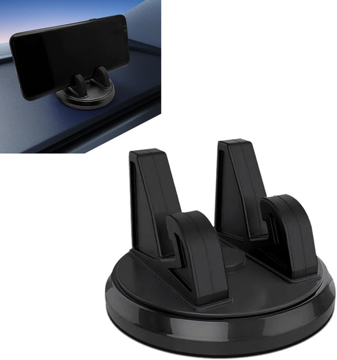 Teybouk Car Dashboard Cell Phone Holder, 360 Degree Adjustable Rotatable Cell Phone Car