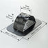 IPPINKA goBelt Ultra-Thin Smartphone Grip Holder with Stand Function, 1mm Thick - Black