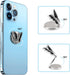 Omorro Phone Ring Holder Finger Kickstand, Bling Metal Cute Butterfly Cell Phone Ring Stand Grip, 360° Rotation