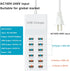 USB Charger 12 Port USB Charging Station Charging Hub with Fast Charging USB Wall Charger for Multiple Devices USB Charging Port Compatible with Cell Phones Tablets Laptops