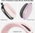 SOULWIT Protective Kit for AirPods Max, Headband Cover + TPU Case Protector + Silicone Ear Pads Cover, Sweatproof Accessory, Easily Washable, Anti-Scratch (Pink)