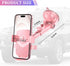 SWPHRT Car Phone Holder, Strong Suction Vehicle Dashboard Windshield Air Vent Cellphone Mount Cradle, Adjustable Hands