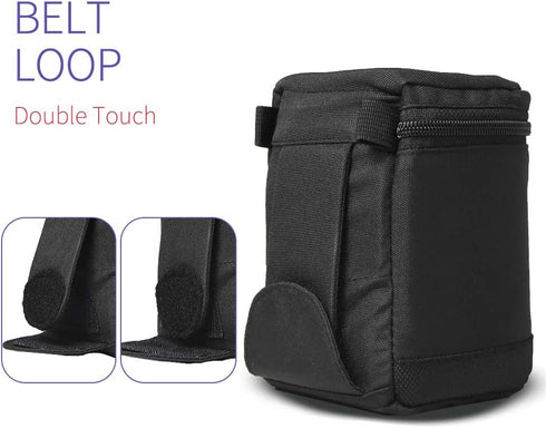 Lens Case Pouch Bag, Waterproof Shockproof for DSLR Camera Lens for Canon 150mm/f1.8/85mm f/1.8/50mm f/1.2L