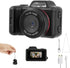 Fizocosisto Mini Camera 1080P Video, Mini Keychain Digital Camera Pocket Size,Recorder with Long