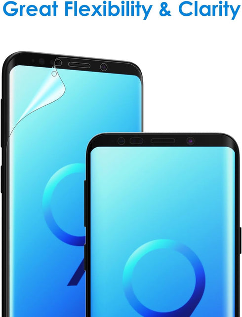 JETech 2-Pack Screen Protector for Samsung Galaxy S9, Case Friendly, TPU Ultra HD Film