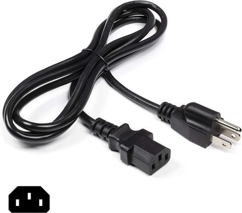 GUY-TECH TDP-S20 AC Power Cord Outlet Socket Cable Plug Lead Compatible with Toshiba DLP Video Projector