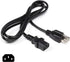 GUY-TECH TDP-S20 AC Power Cord Outlet Socket Cable Plug Lead Compatible with Toshiba DLP Video Projector