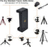 Universal Cell Phone Tripod Mount Adapter, Phone Holder Clip Connector Head Used for Monopod Selfie Stick Travel Mini Flexible Tripod and More