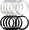 10 Pieces Wireless Charger Universal Metal Rings with Sticker, Compatible with Magnetic MagSafe Wireless Charger
