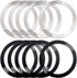 10 Pieces Wireless Charger Universal Metal Rings with Sticker, Compatible with Magnetic MagSafe Wireless Charger