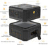 Solar Speaker Portable IPX6 Waterproof Bluetooth Speaker with 15 Hours Playtime, Rich Stereo Bass for Home and Outdoor