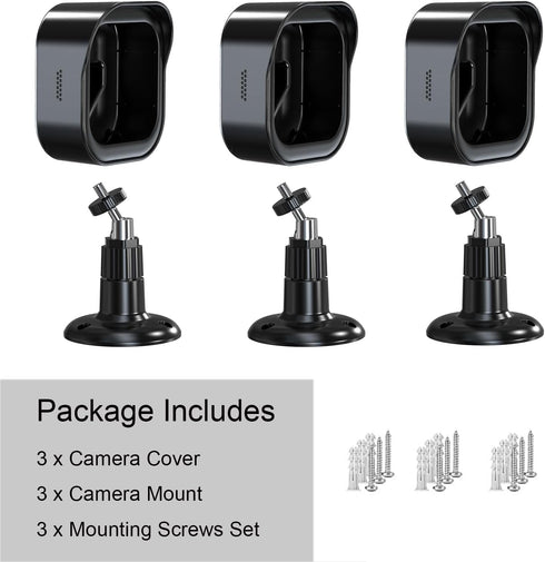 Wall Mount Bracket for Blink Outdoor 4 (4th Gen) & Blink Outdoor 3 (3rd Gen) Camera, Weatherproof Protective Cover -