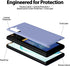 GOOSPERY Galaxy Note 10 Wallet Case - Protective Dual Layer Bumper Phone Case with Card Holder (Lilac Purple)