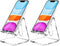 Crpich Acrylic Cell Phone Stand, Portable Phone Holder, Clear Phone Stand for Desk,